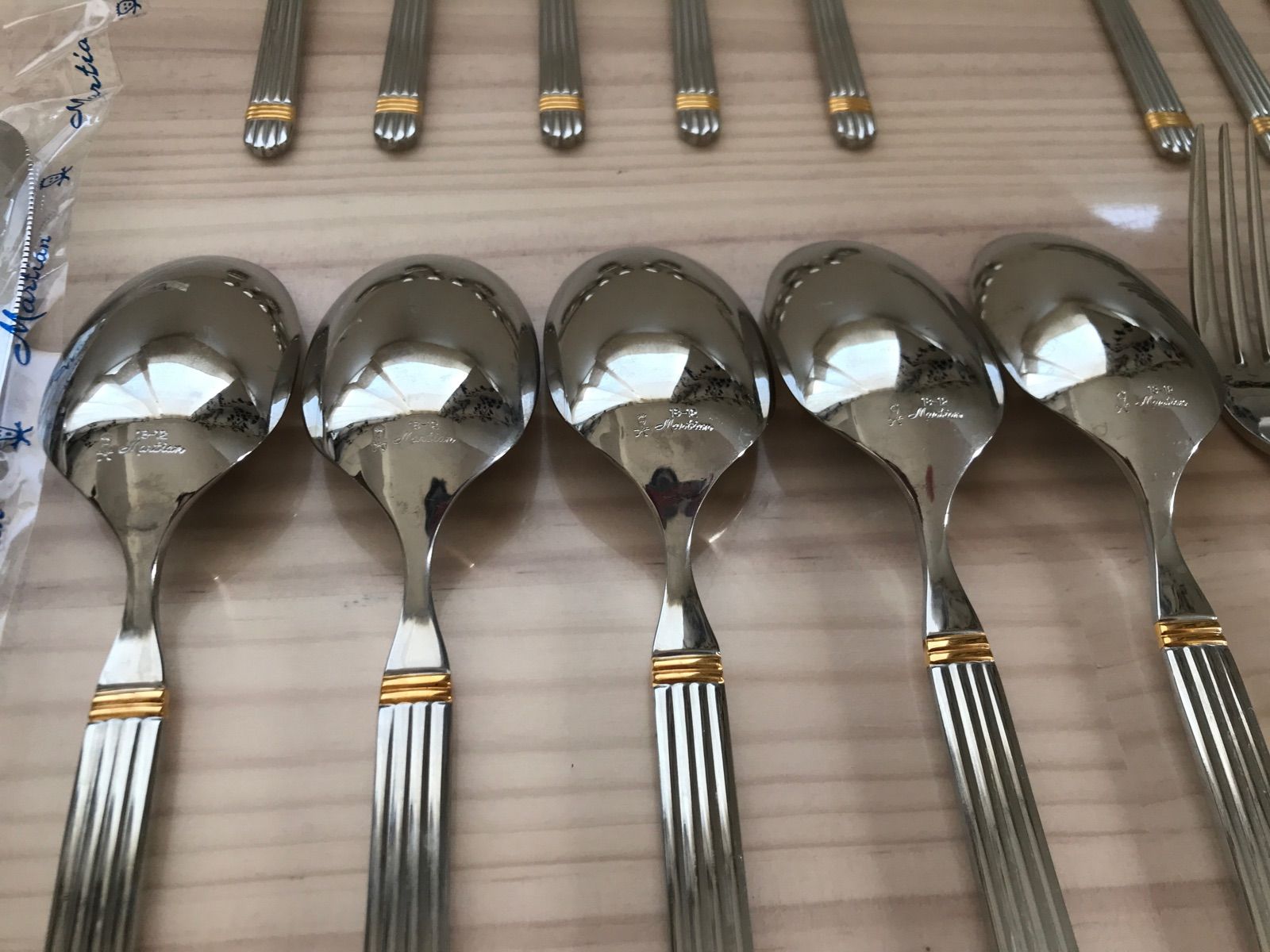 未使用】パトラ Martian Patra カトラリー 25点 SLV 未使用】パトラ