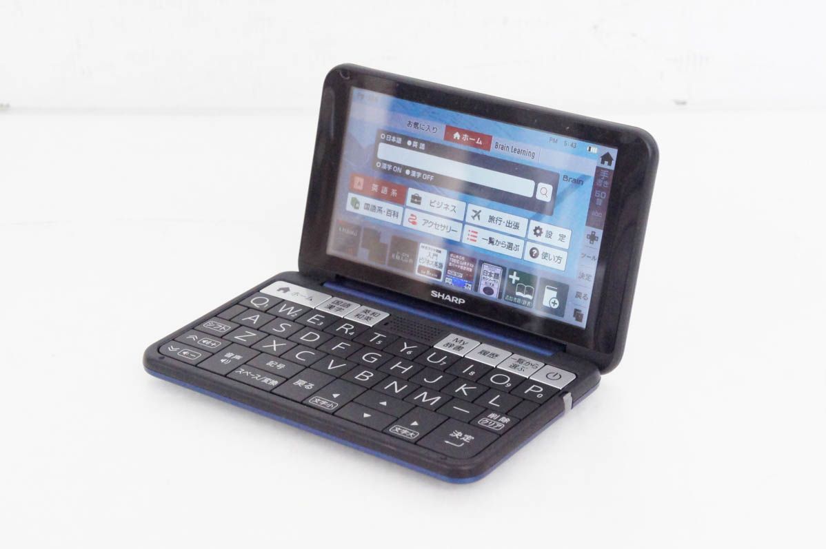 中古】SHARPシャープ カラー電子辞書 Brain PW-SB6 大学生・ビジネス
