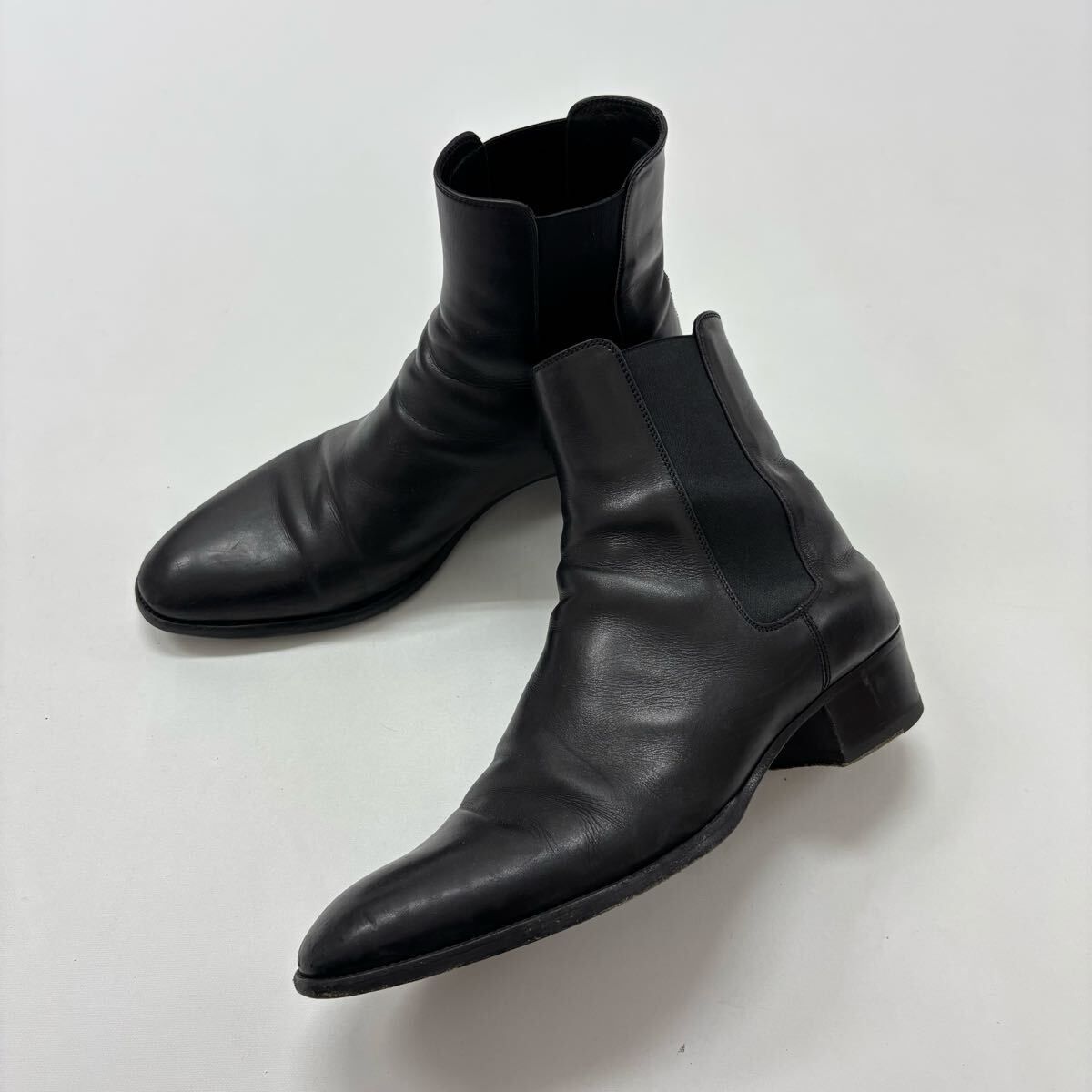 SAINT LAURENT PARIS サンローラン パリ サイドゴア ブーツ BLACK