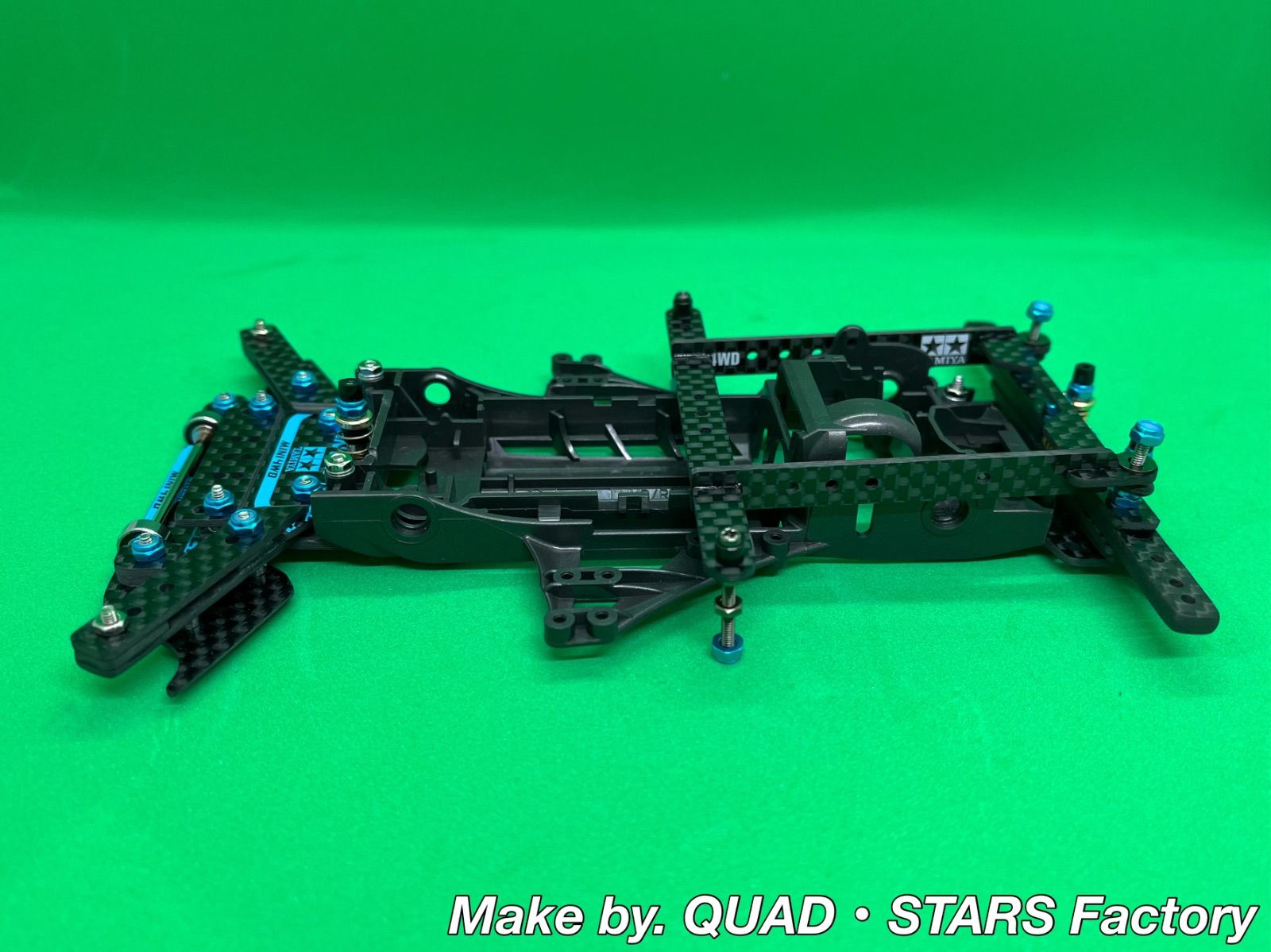 ミニ四駆・FM-Aシャーシ用】2軸ATスライドダンパー／左右独立稼働式＋1