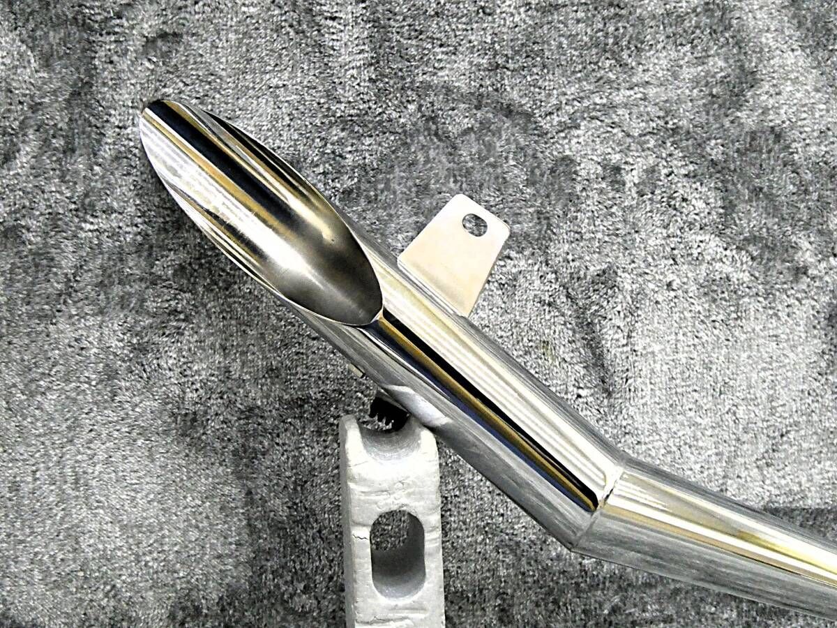 GN125 侍 ハス切り ショート管 メッキ60.5π/斜めカット 鉄管 GN125H