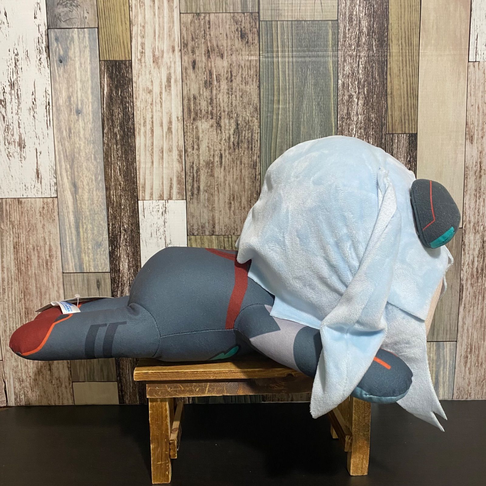 メガジャンボ寝そべりぬいぐるみ アヤナミレイ(仮称)-プラグスーツ