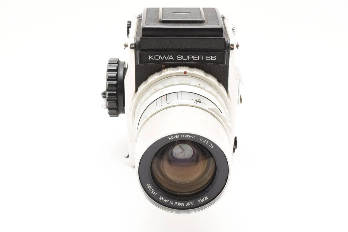 ☆コーワ KOWA SUPER 66 ボディ KOWA 55mm F3.5 コーワシックス SIX用