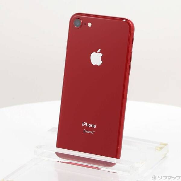 中古品〕 iPhone8 64GB プロダクトレッド MRRY2J／A SIMフリー【262