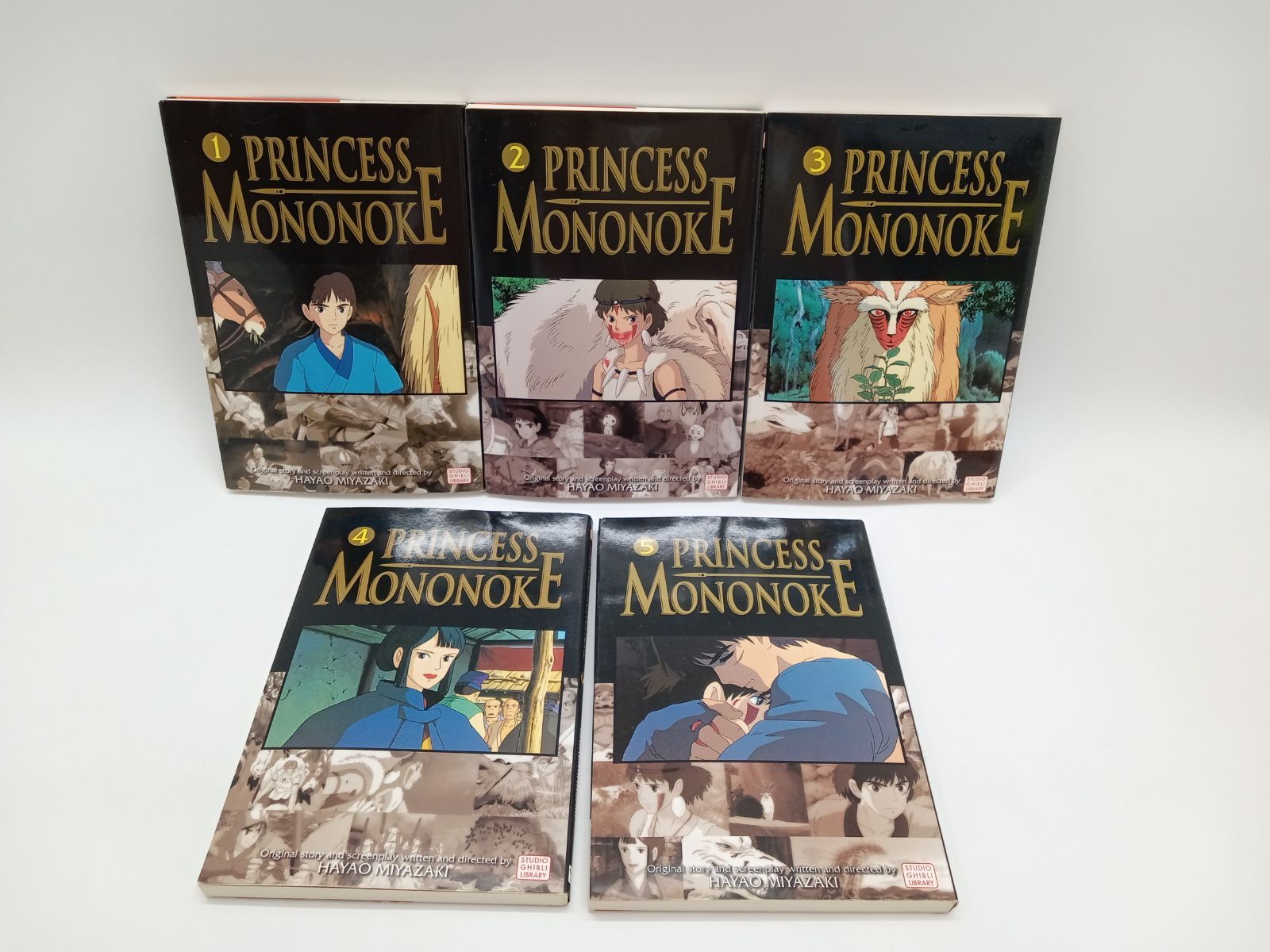英語版 もののけ姫 全巻 1-5 英語版 もののけ姫 全巻 1-5 - メルカリ
