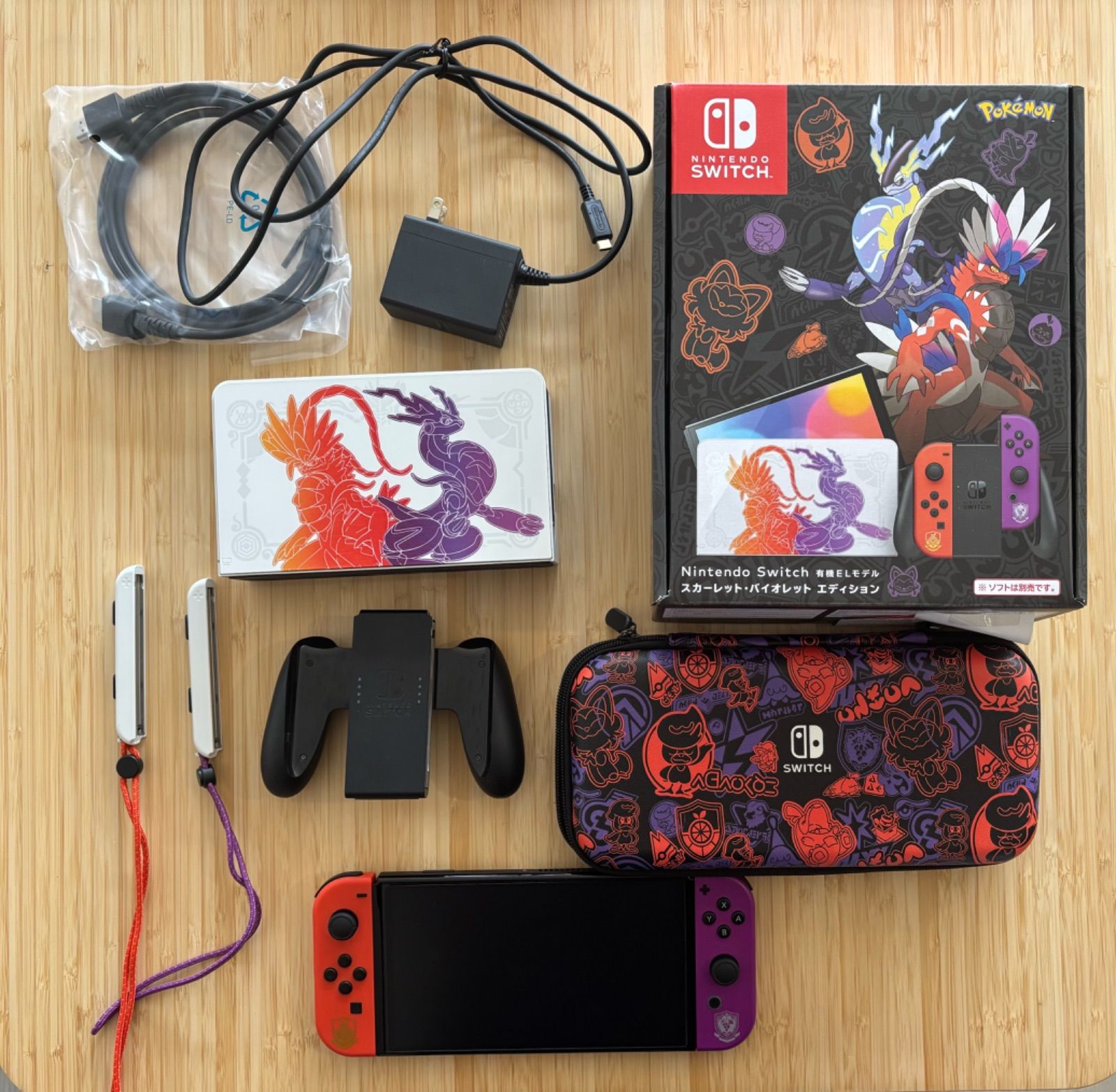 美品】Nintendo Switch 有機EL ポケモンSV限定モデル ニンテンドー