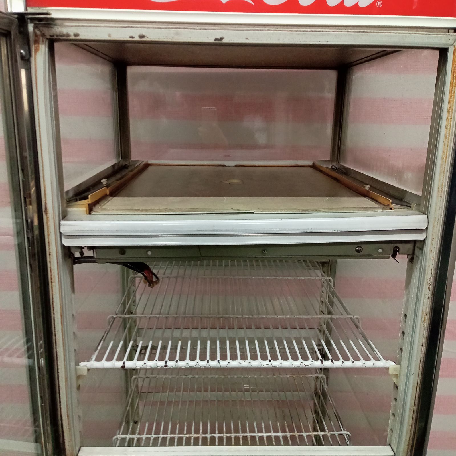 ◯ コカコーラ 冷蔵庫 温蔵庫 業務用 昭和 レトロショーケース - メルカリ