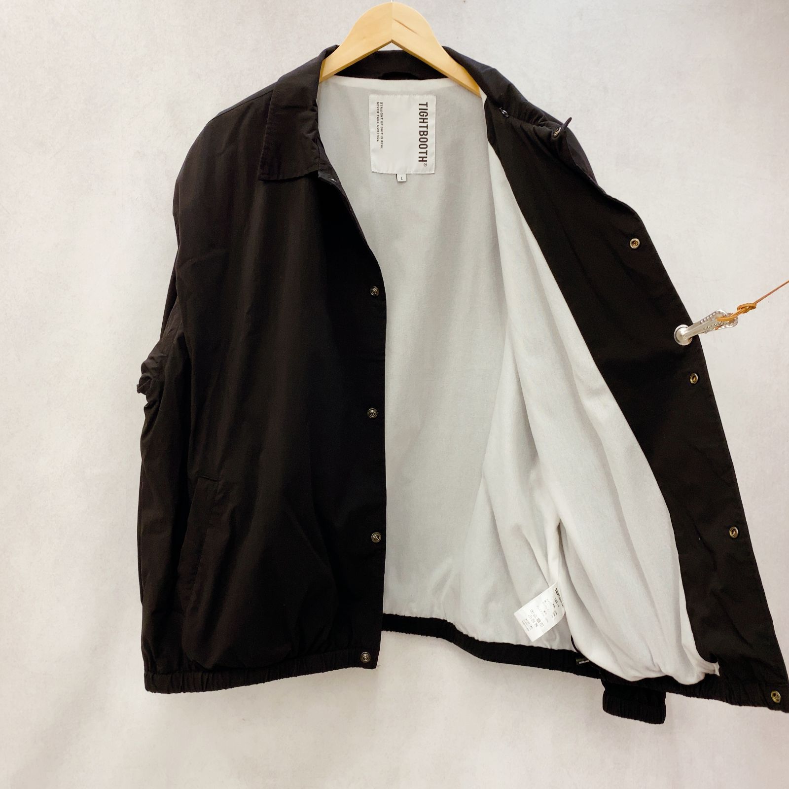 美品 TIGHTBOOTH タイトブース STRAIGHT UP COACH JKT COACH JKT