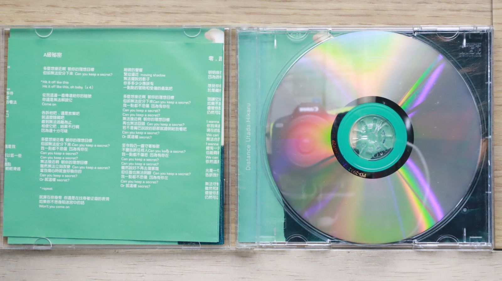 中古CD☆宇多田ヒカル/Hikaru Utada□ Distance （台湾盤