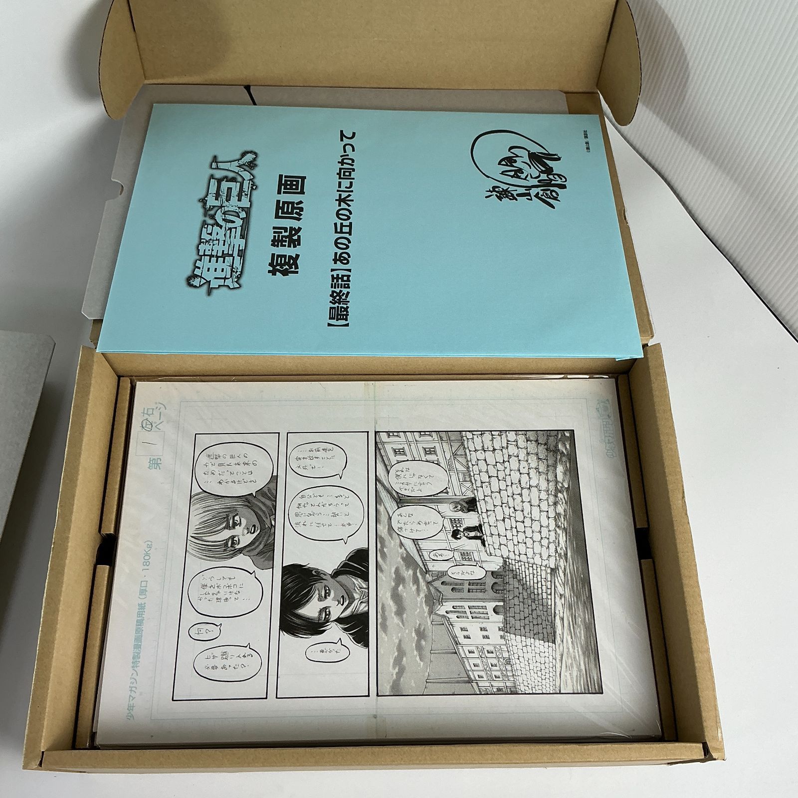 進撃の巨人 画集 FLY 諫山創 進撃の巨人 35巻 超精巧複製原画 ミカサの