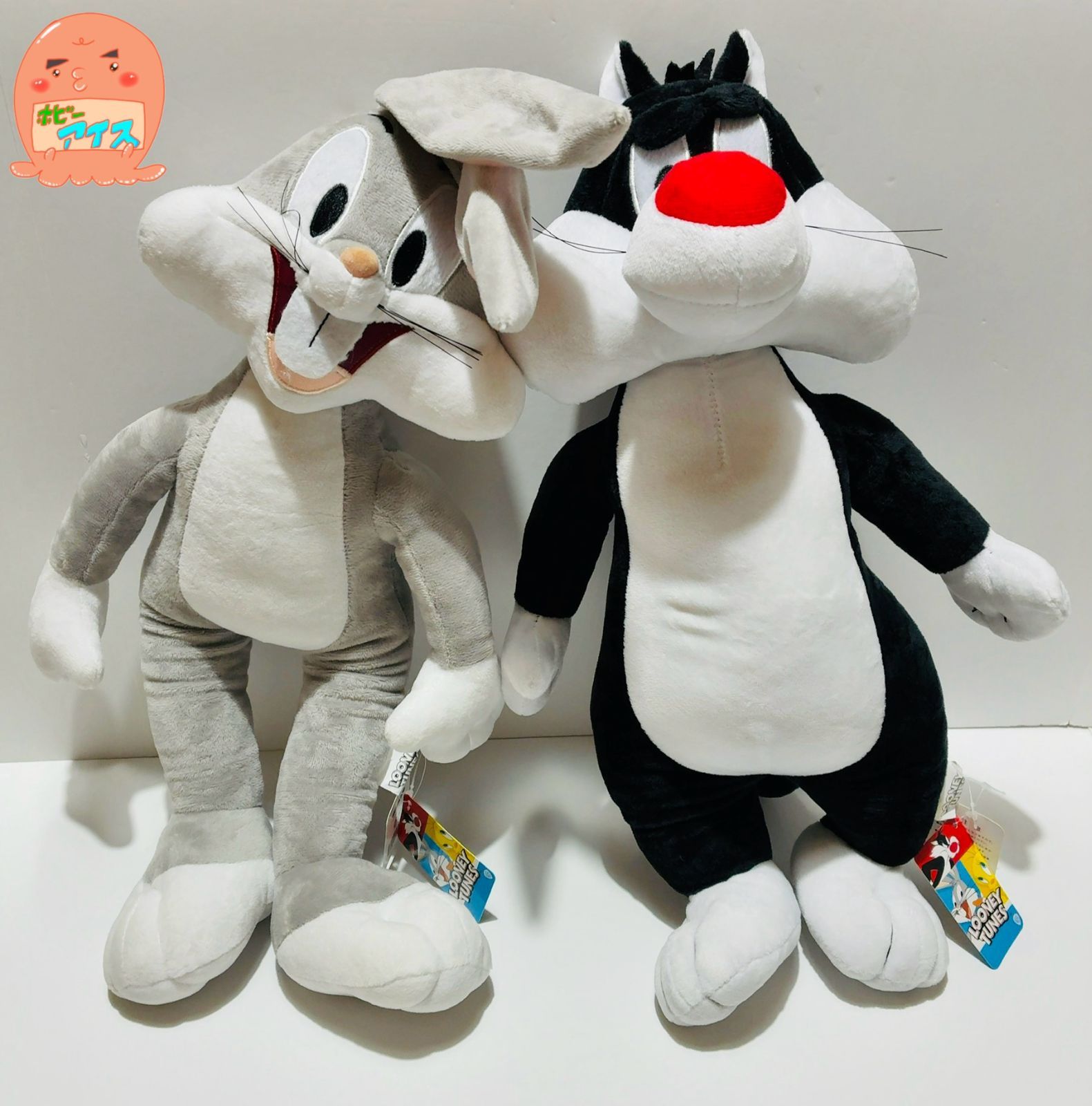 LOONEY TUNES バッグスバニー シルベスターキャット ぬいぐるみ