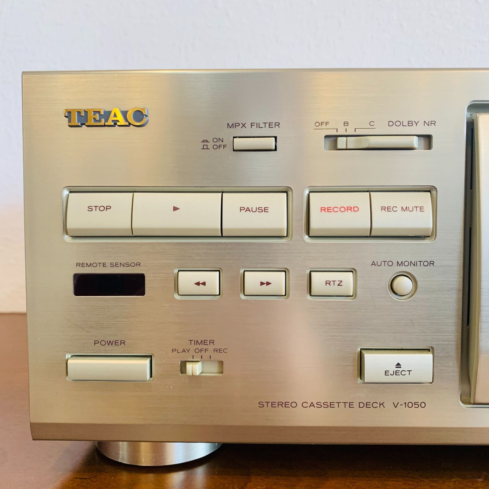 TEAC ステレオカセットデッキ V-1050 ティアック【ジャンク品】 - メルカリ