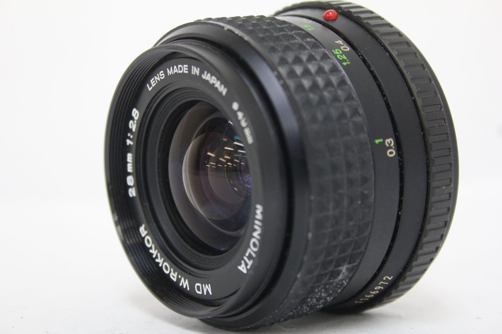 返品保証】 ミノルタ Minolta MD W.Rokkor 28mm F2.8 レンズ v6734