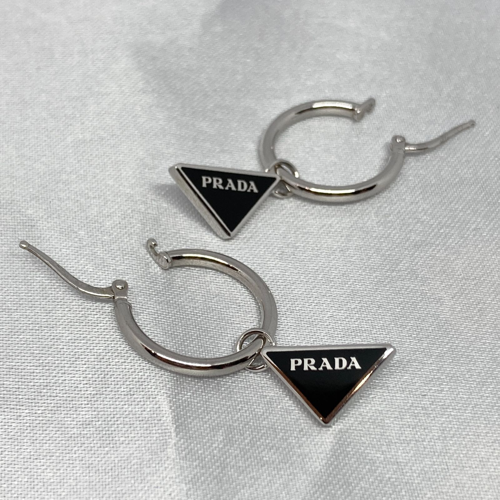 ◇美品◇ PRADA プラダ シンボル ペンダント ピアス セット 2JO750