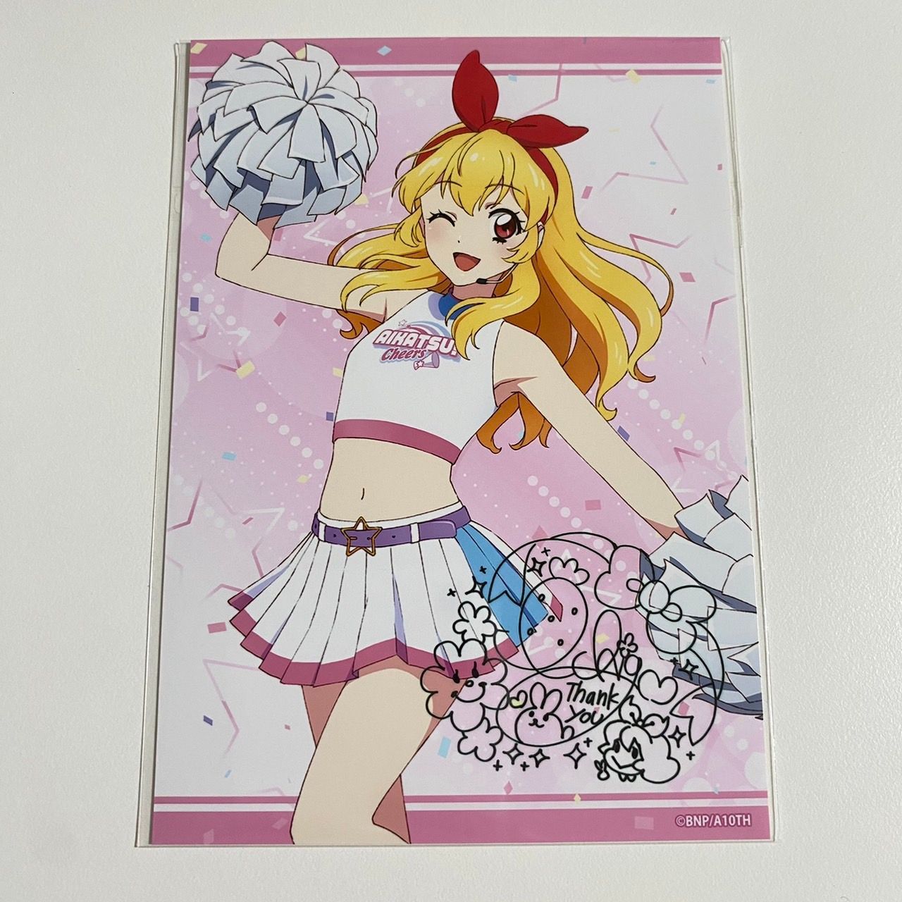 アイカツ DMMスクラッチ 星宮いちご Wチャンス賞 缶バッジ ブロマイド