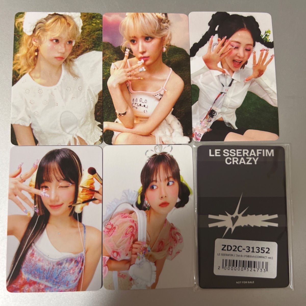 le sserafim EASY BDM 限定 特典 トレカ 5枚コンプセット ルセラフィム