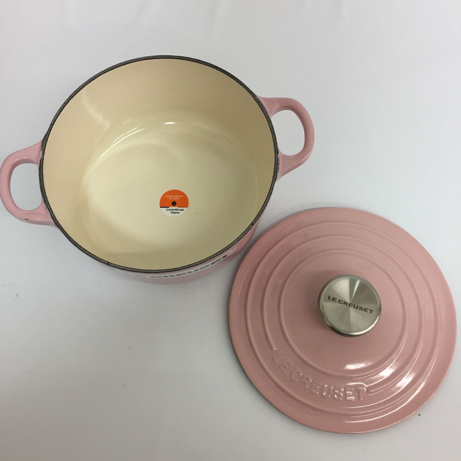 未使用品 LE CREUSET ルクルーゼ ココットロンド ホーロー鍋 18