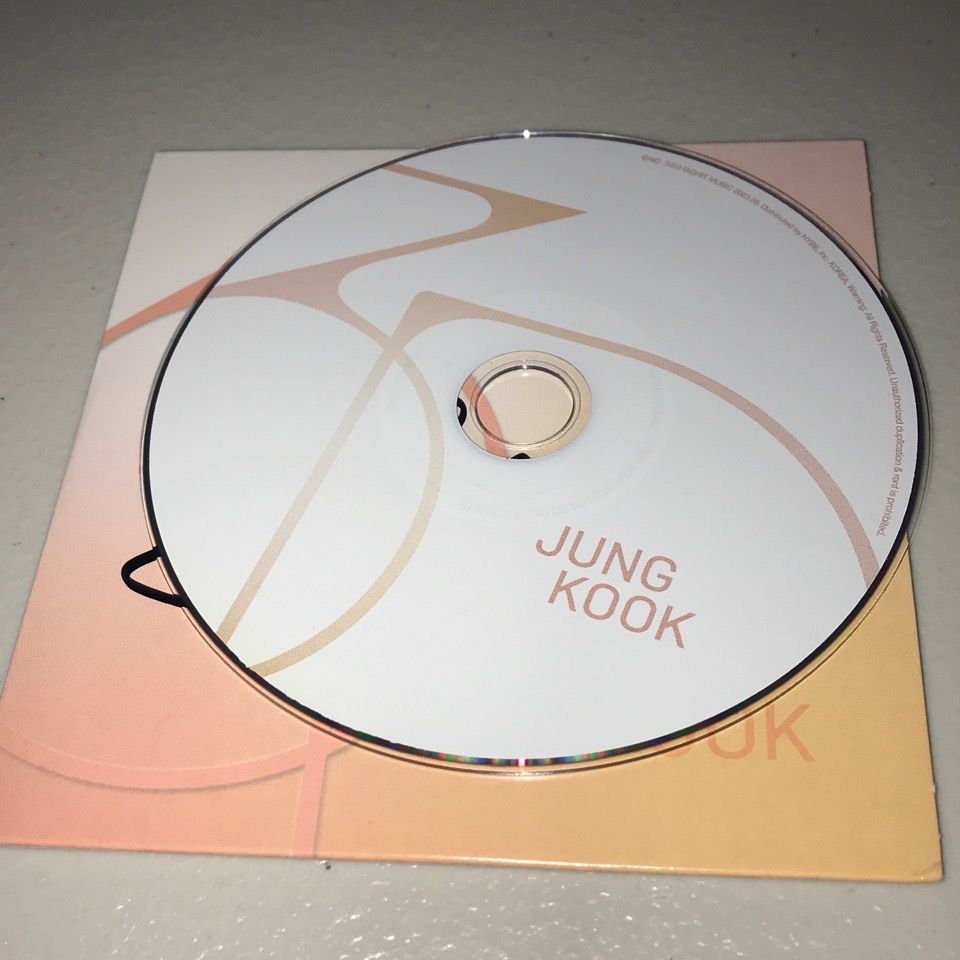 ジョングク(BTS) 直筆サイン「3D (feat. Jack Harlow)」CD(アメリカ