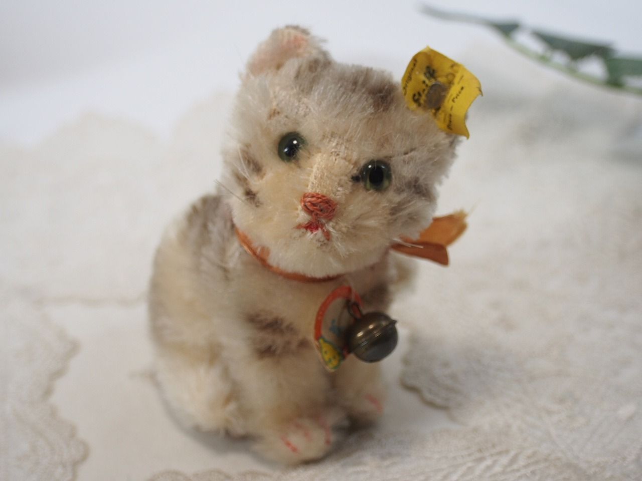 シュタイフ☆Susi Cat 10cm オールID完品☆最小サイズ/猫のスージー