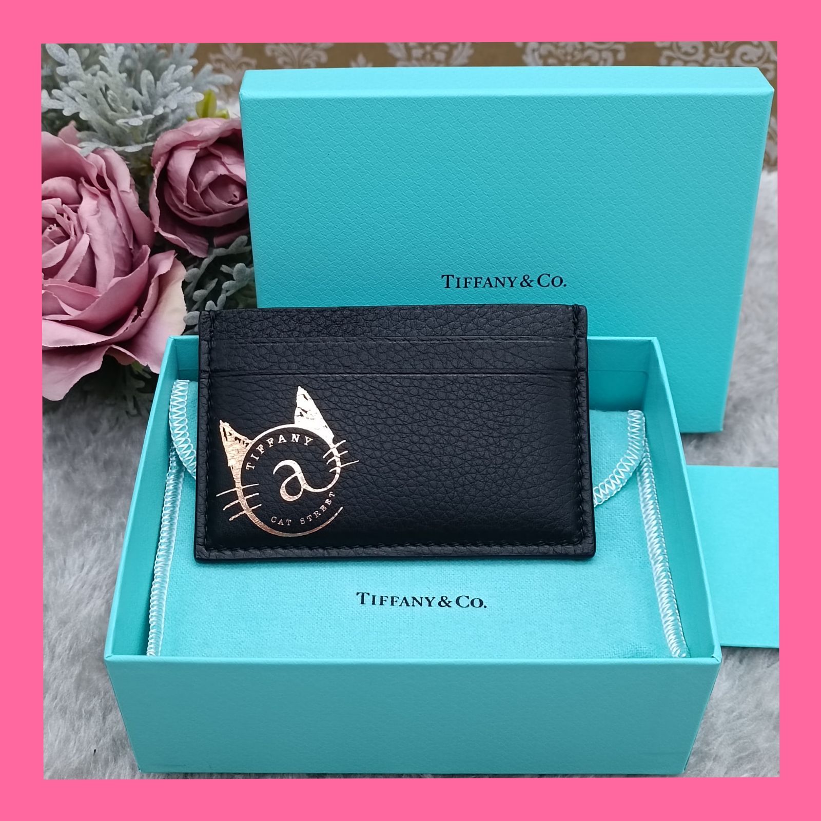 Tiffany 》 ティファニー キャットストリート カードケース 限定品