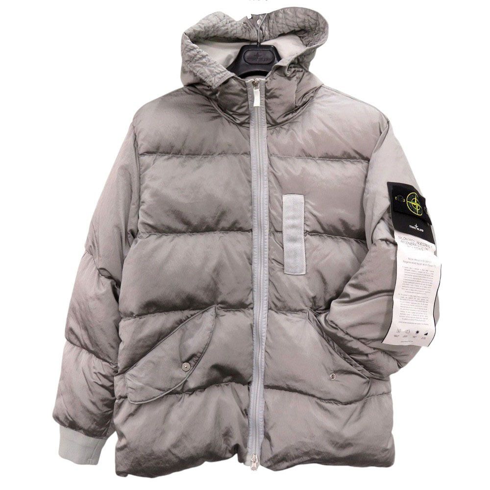 未使用 ストーンアイランド ガーメントダイ フード付き ナイロンメタル