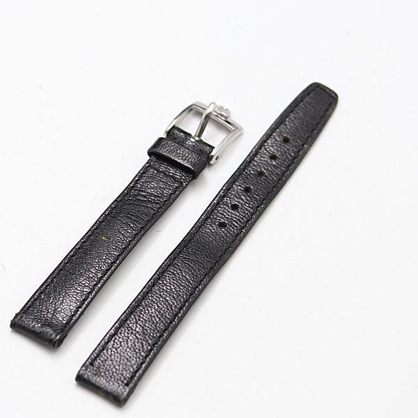 オメガ 純正ベルト レザー ブラックカラー 12mm用 レディース腕時計