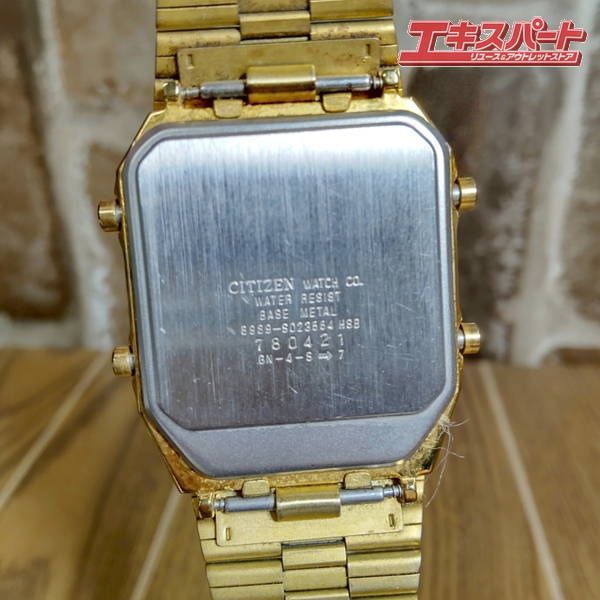 CITIZEN ANA-DIGI TEMP シチズン アナデジテンプ 腕時計 ゴールド 8989