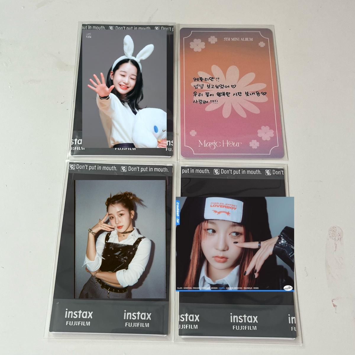 Kep1er ひかる 直筆サイン入り チェキ ポラロイド Kep1er ヒカル 直筆