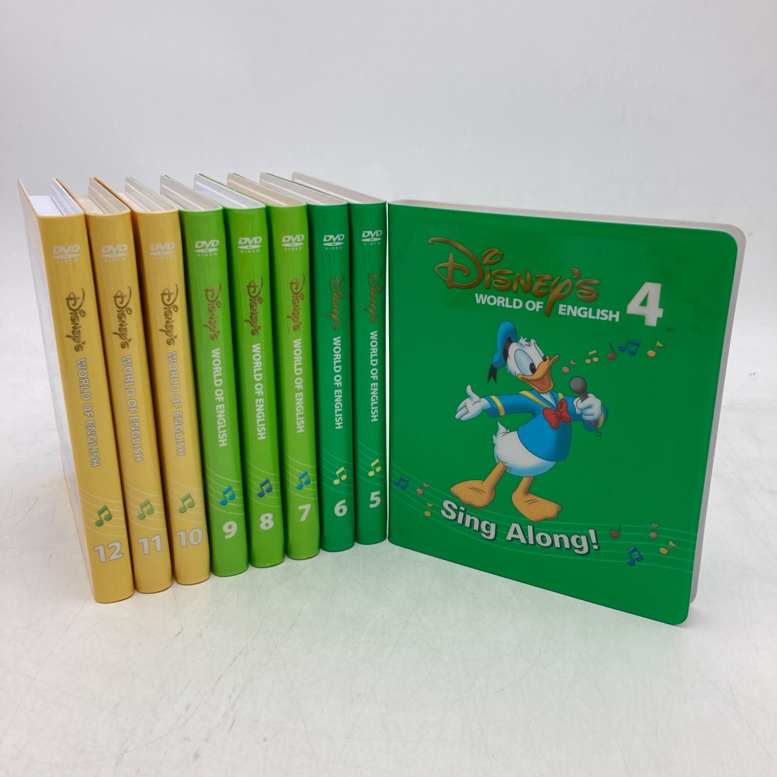 Disney Sing Along DVDシリーズ 12巻 CD 8枚 セット Disney Sing Along
