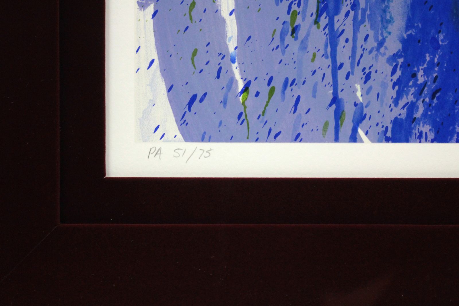 トレンツ・リャド 「ジヴェルニーの若枝」 シルクスクリーン 版画 絵画