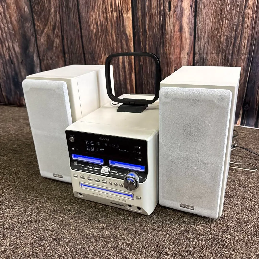 1円 Victor ビクター CA-UXW500-S シルバー マイクロコンポーネントMD