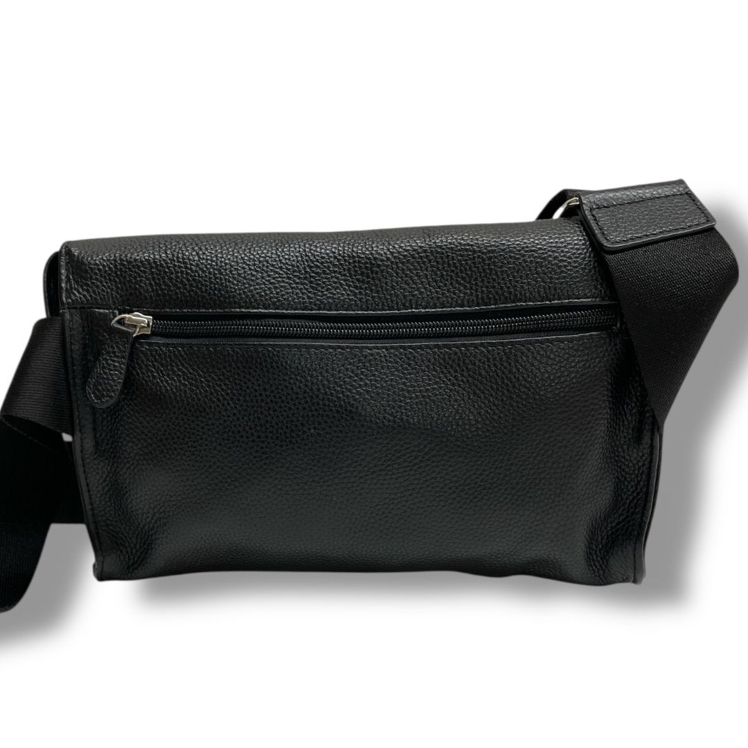 ear PAPILLONNER イアパピヨネ ワイドテープショルダーバッグ レザー