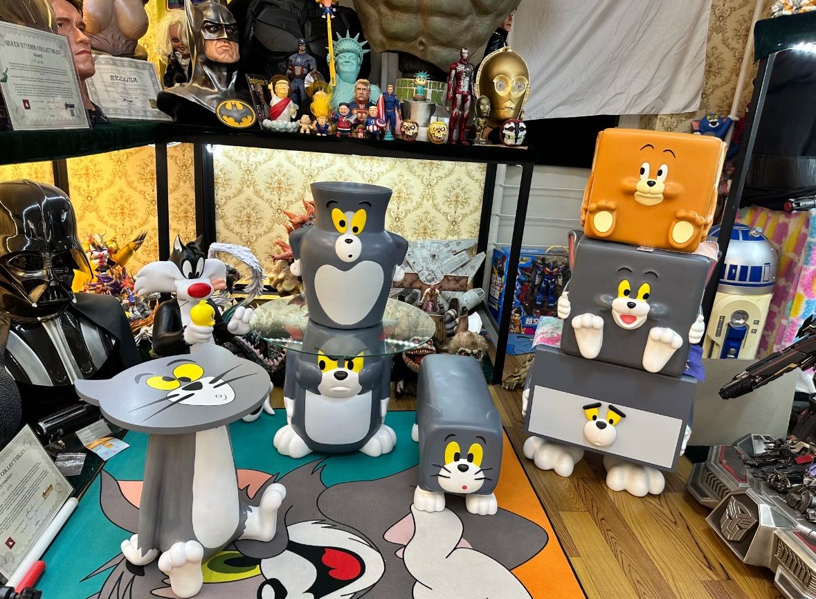 トムとジェリー Tom and Jerry サイドテーブル ローテーブル 高さ40cm