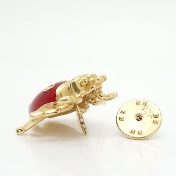 Chr.Dior ディオール Pin brooch Ladybug ピンブローチ てんとう虫