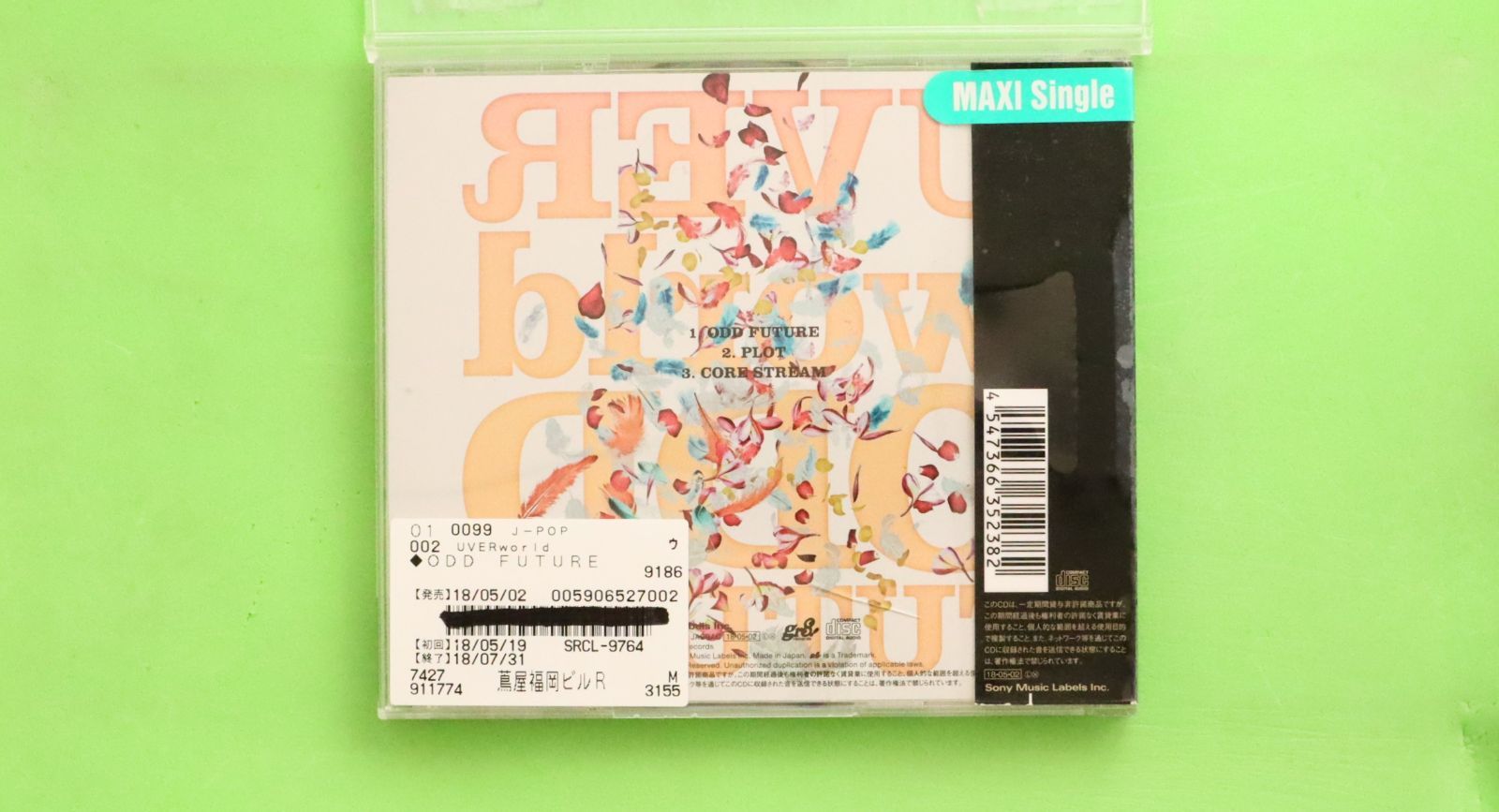国内盤CD☆ウーバーワールド/UVERworld□ ODD FUTURE(通常盤