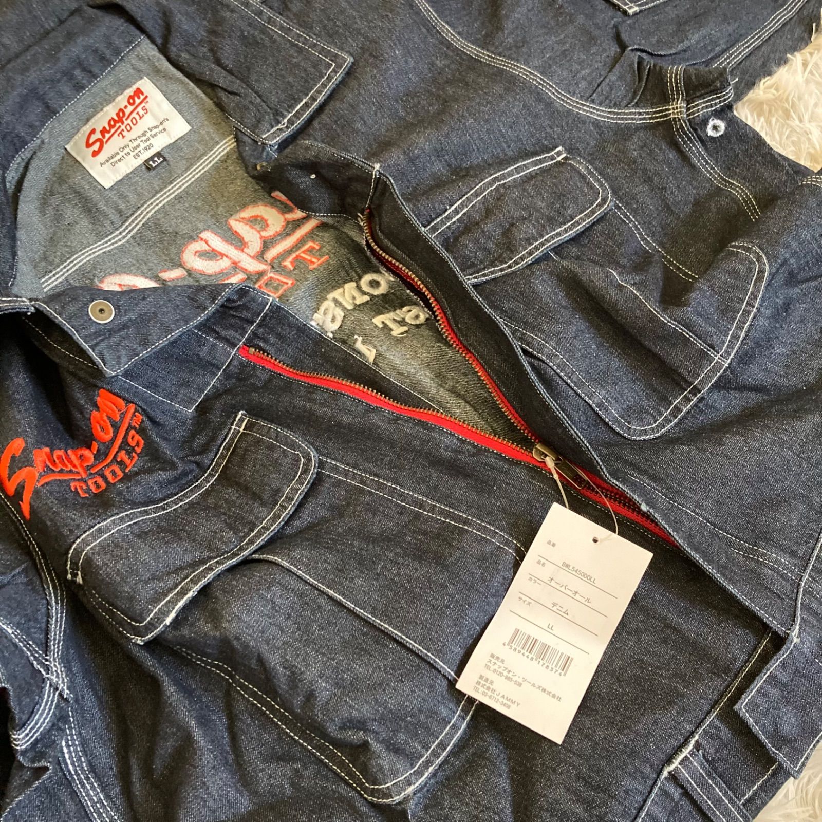 Snap-on デニムオーバーオール ツナギ BWL5450DO - メルカリ