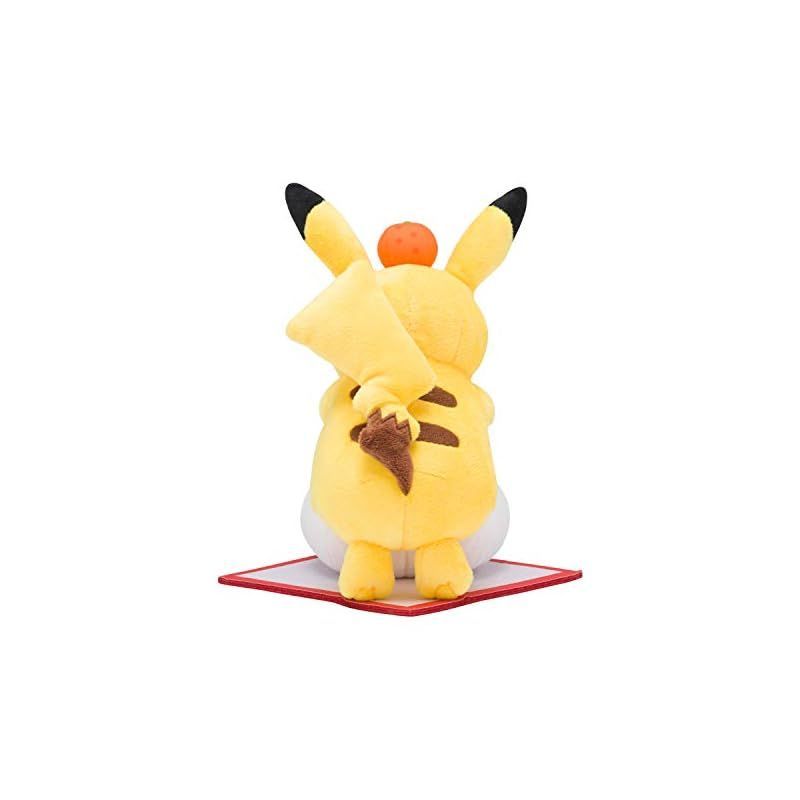 新着商品】ポケモンセンターオリジナル ぬいぐるみ ピカチュウと鏡餅