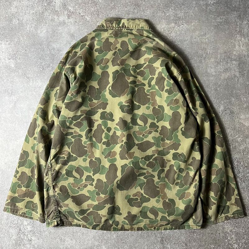 60s KAMO ダックハンター カモ 迷彩 コットン ハンティング ジャケット