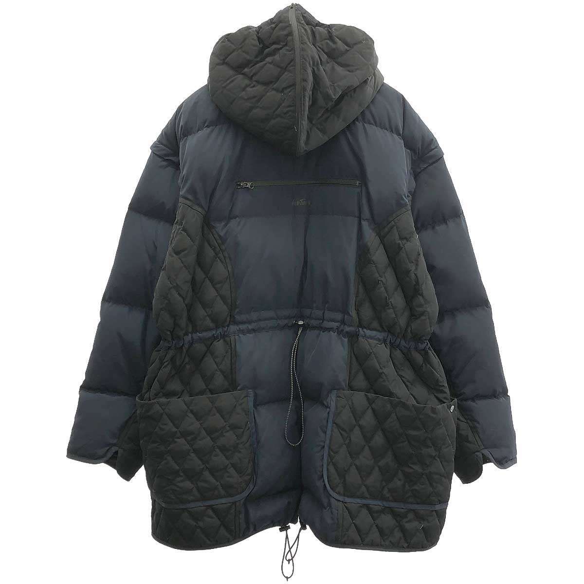 jun mikami × wildthings ダウングローブ クリーム JUN × WILD 紺／黒