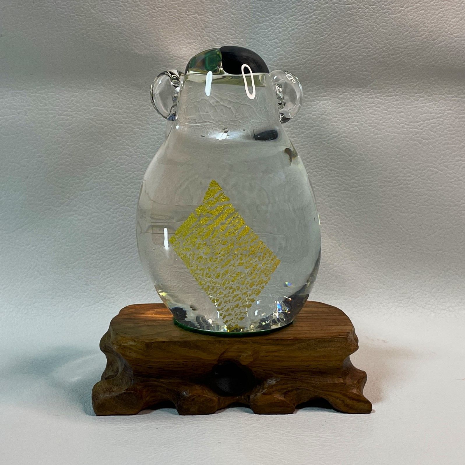 グラス コースト GLASS COAST サル 猿 置物 ガラス工芸 フィギュリン