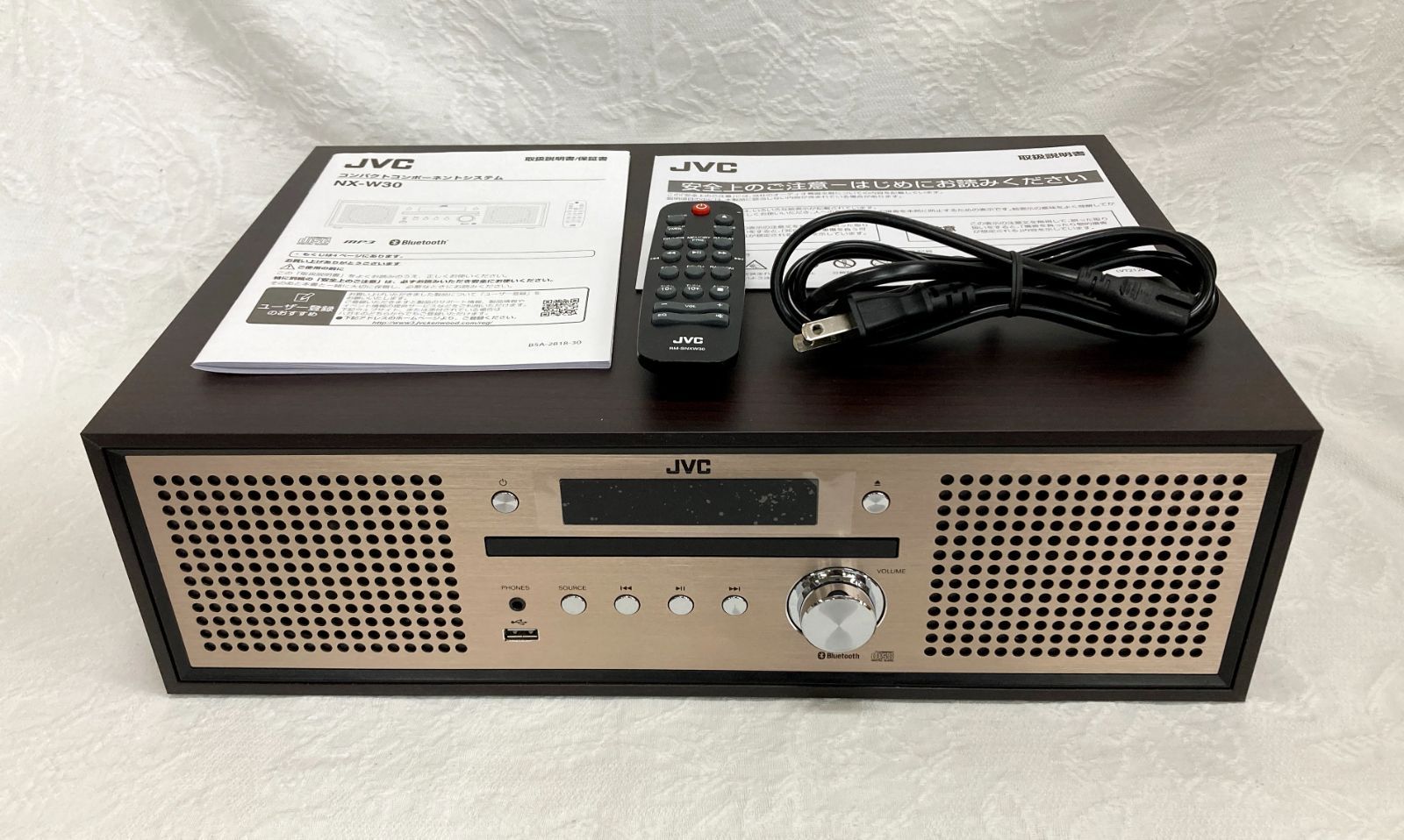 JVC NX-W30 ミニコンポ Bluetoot機能付き 2024年製 JVC NX-W30