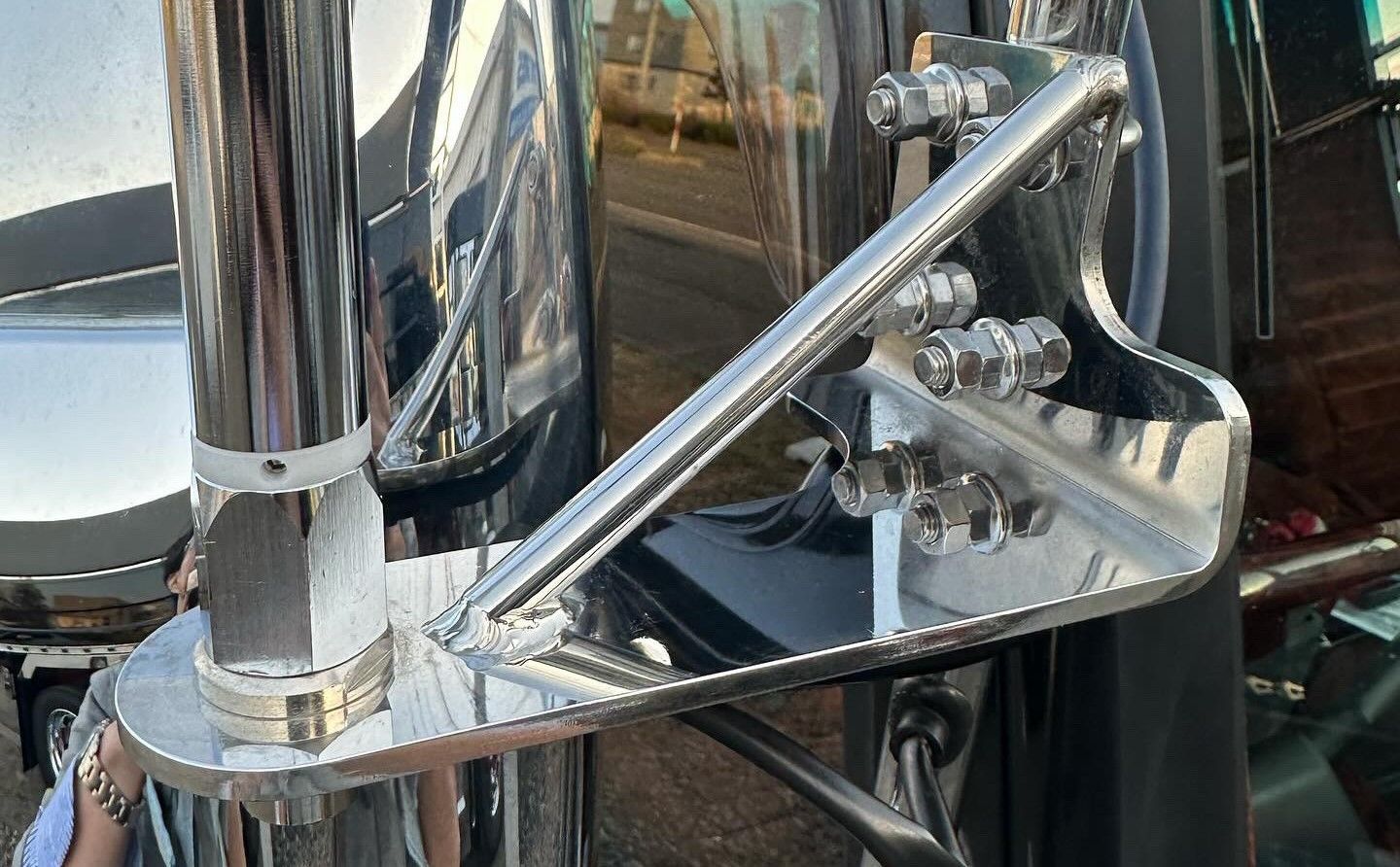 新型‼アイーンタイプ (;^_^A 汎用L型アンテナステー 97.5度 150㎜ 日野