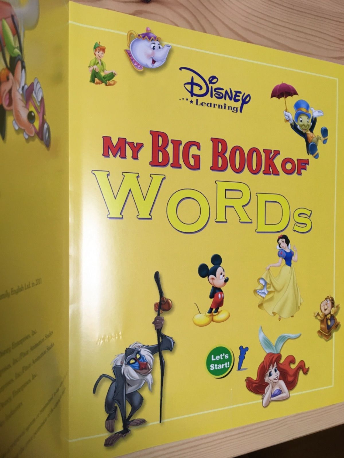 ディズニー英語システム dwe マイビッグブックオフワーズ 英語図鑑