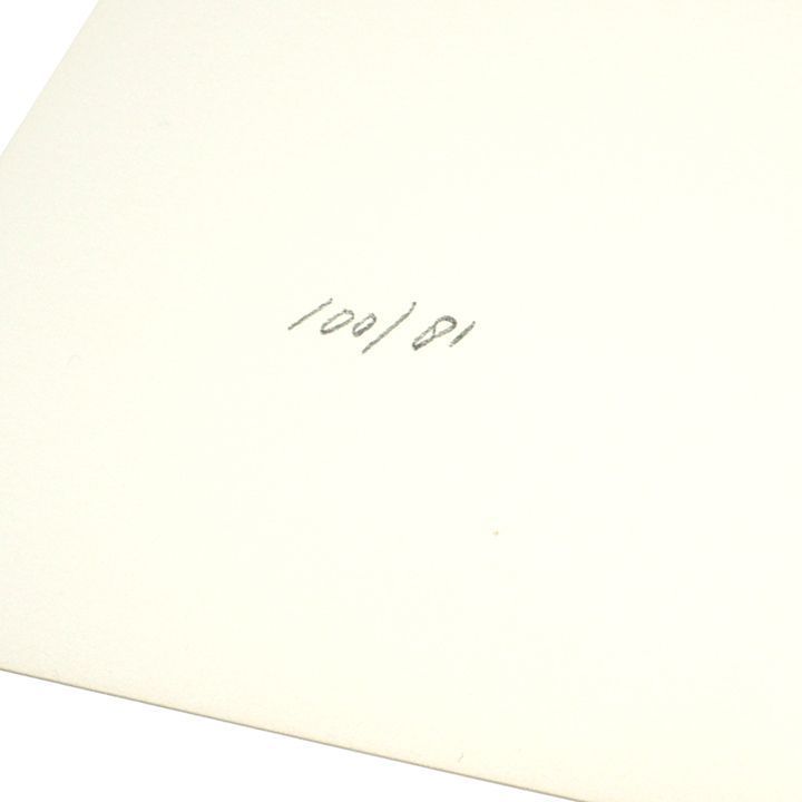 ブルーナ リトグラフ 限定シリアル入り／直筆サイン 「スケール