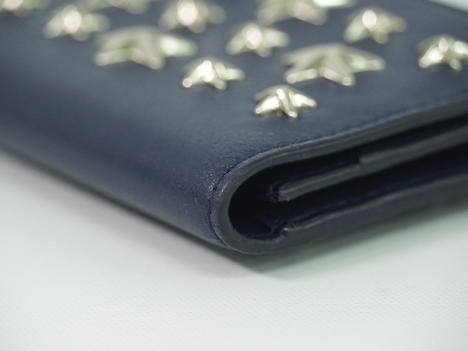 本物 ジミーチュウ JIMMY CHOO スタースタッズ カードケース 名刺入れ