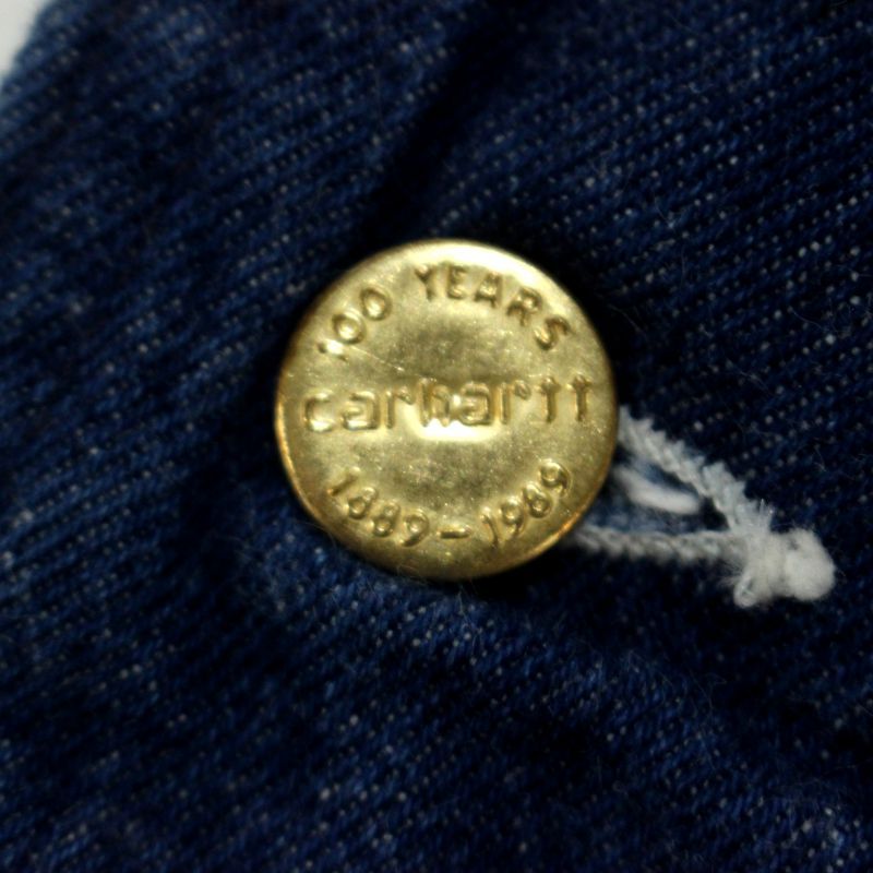 80s USA製 vintage Carhartt 100周年 デニム オーバーオール メンズ