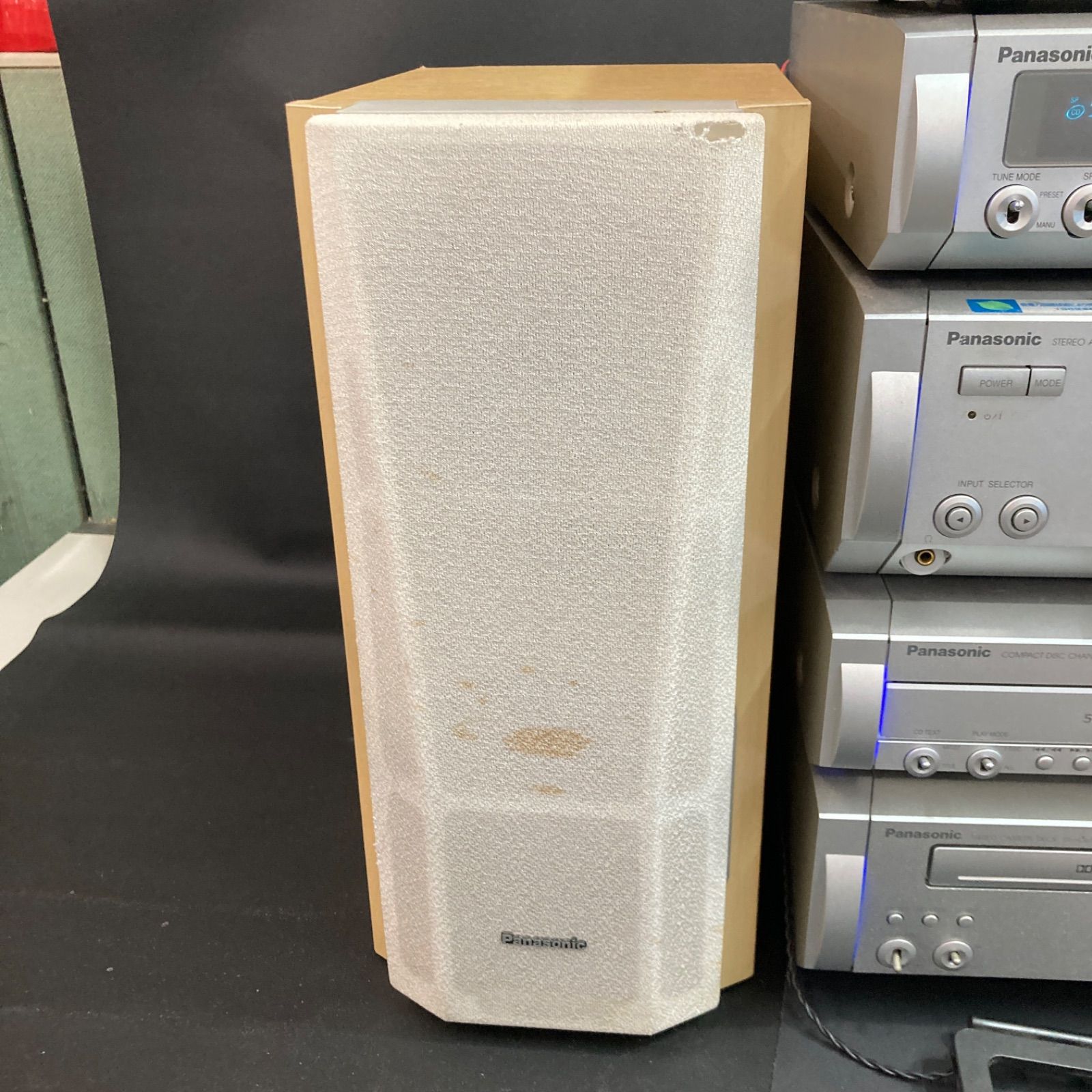 システムコンポ パナソニック ミニコンポ CD MD カセット ラジオ