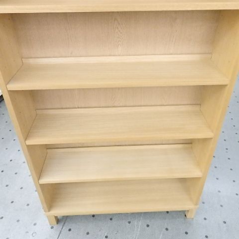 関東圏送料込 無印良品 オーク材薄型ラック ワイド大 奥行22cm 本棚