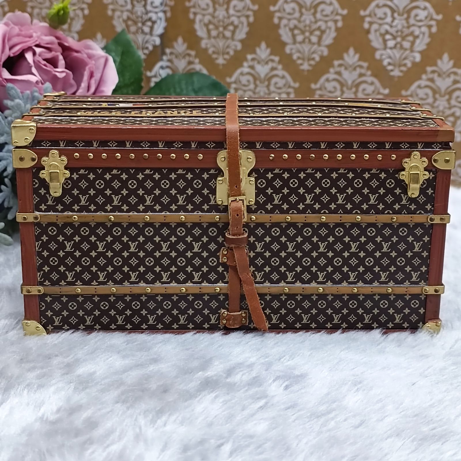 LOUISVUITTON 》 ルイヴィトン ペーパーウェイト トランク MISS FRANCE