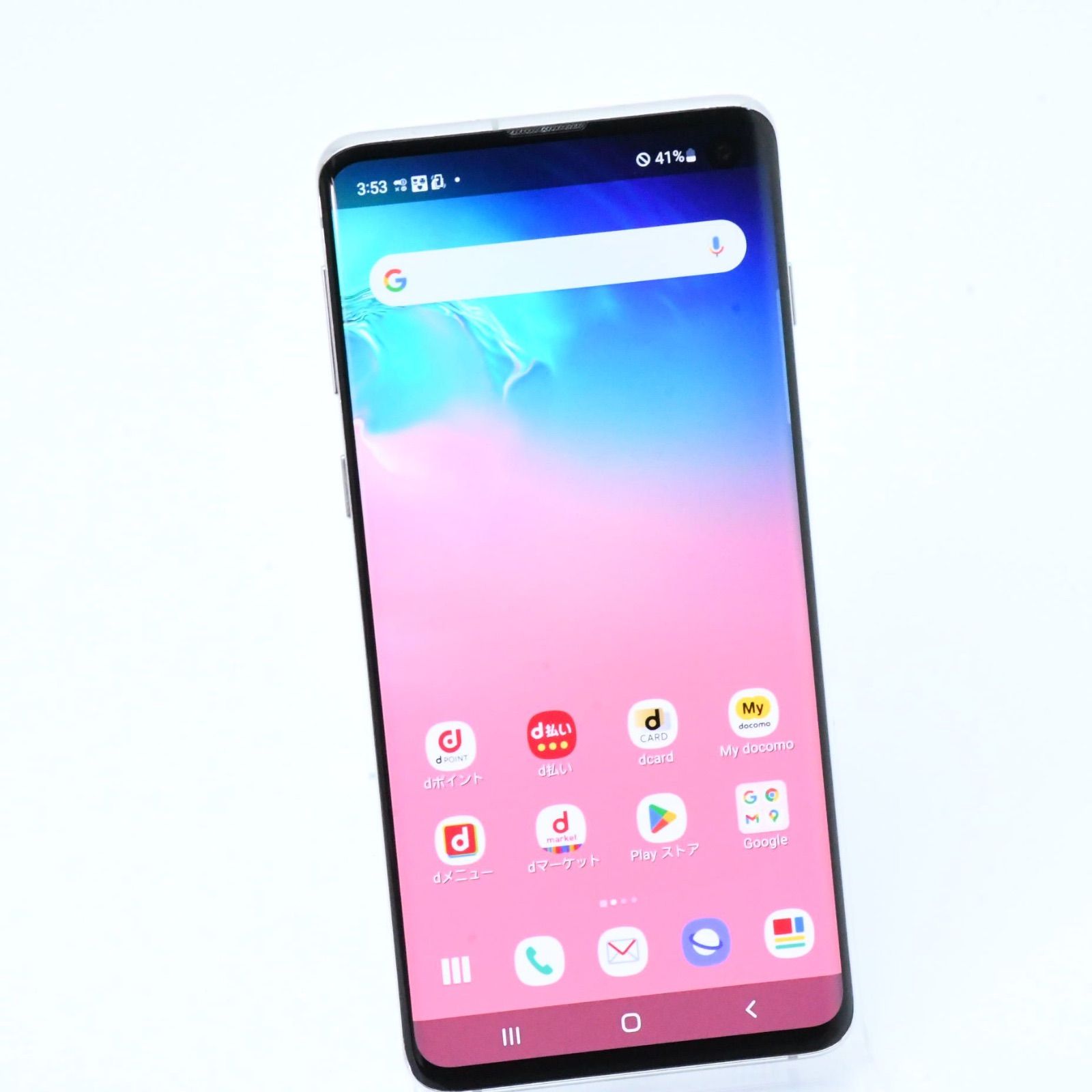 SIMフリー Galaxy S10 プリズムホワイト M333 SIMフリーdocomo Galaxy